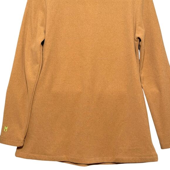 Dudley Stephens Camel Fleece Park Slope Turtleneck Pullover – Women’s Small - Picture 3 of 13